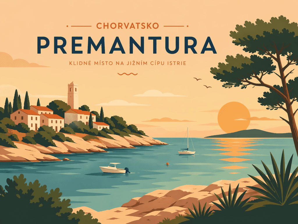 Premantura Chorvatsko mys Kamenjak