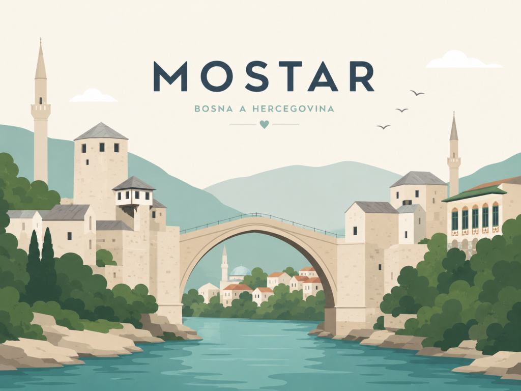 Mostar Bosna a Hercegovina