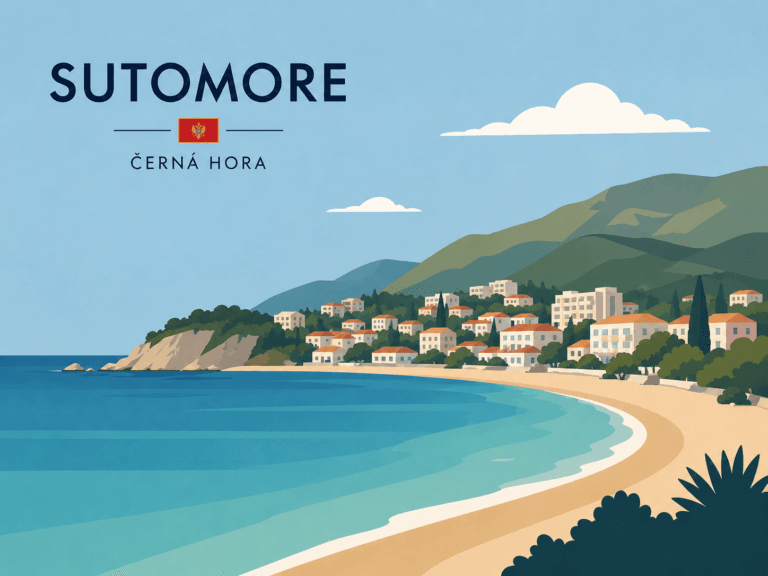 Sutomore – písčitá pláž a živá riviéra Černé Hory